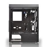 Gabinete Yeyian Gamer Ych-Mta7-01Bk Krypton Atx 3 Ventiladores Argb Cristal Templado